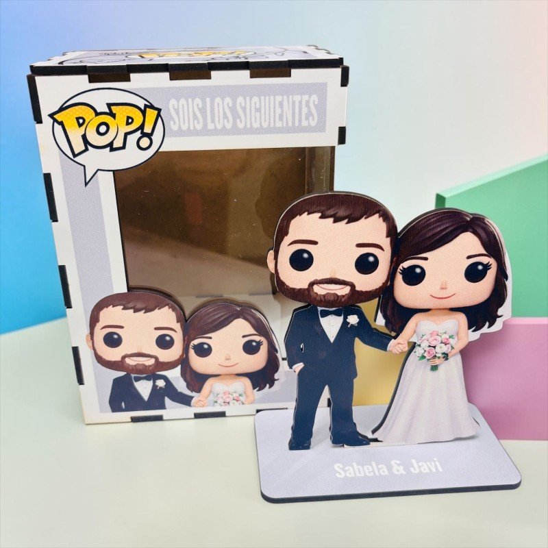 FUNKO DE MADERA EDICIÓN SOIS LOS SIGUIENTES
