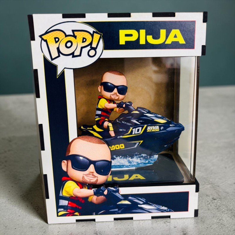 FUNKO DE MADERA MOTOS