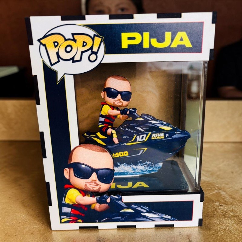 FUNKO DE MADERA MOTOS