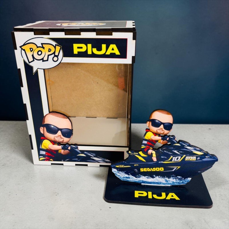 FUNKO DE MADERA MOTOS