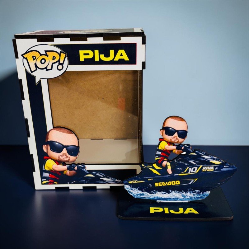 FUNKO DE MADERA MOTOS