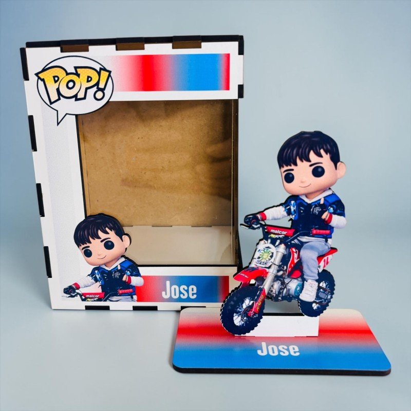 FUNKO DE MADERA MOTOS