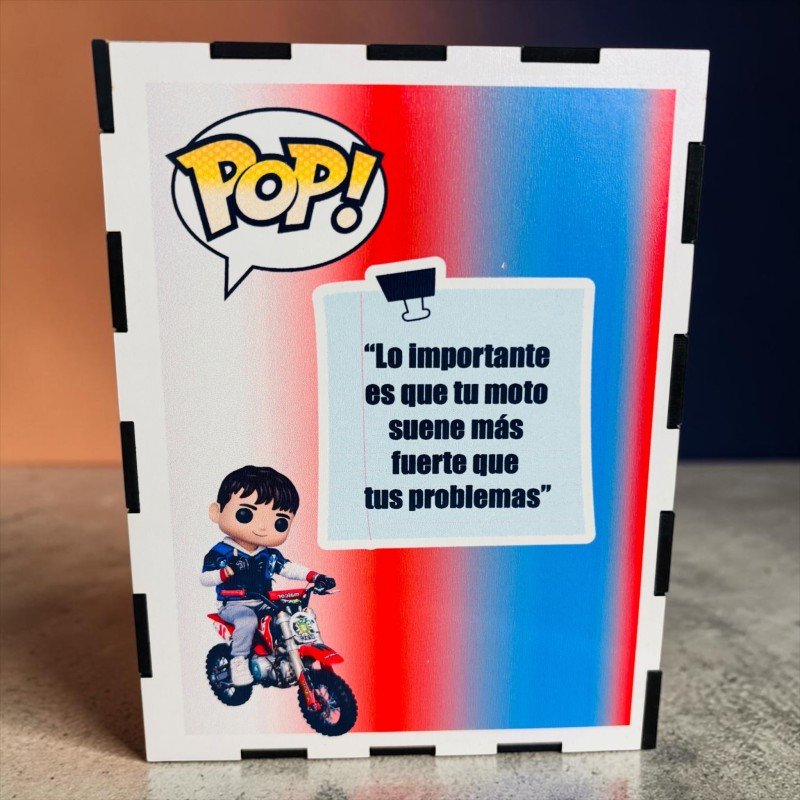 FUNKO DE MADERA MOTOS