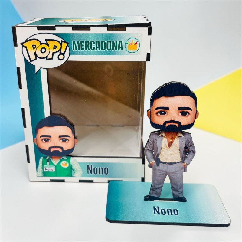 FUNKO DE MADERA EDICIÓN MERCADONA