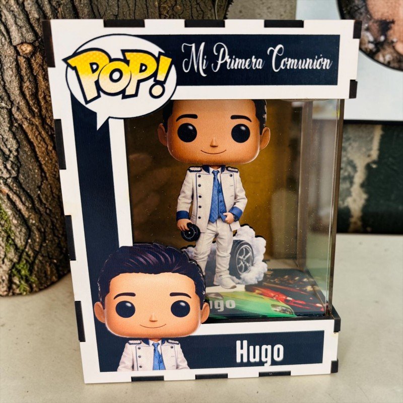 FUNKO DE MADERA PERSONALIZADO COMUNIÓN