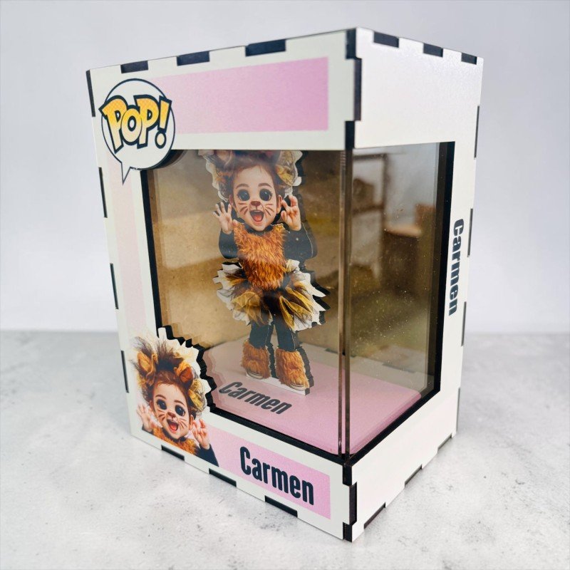 FUNKO DE MADERA PERSONALIZADO CARNAVAL