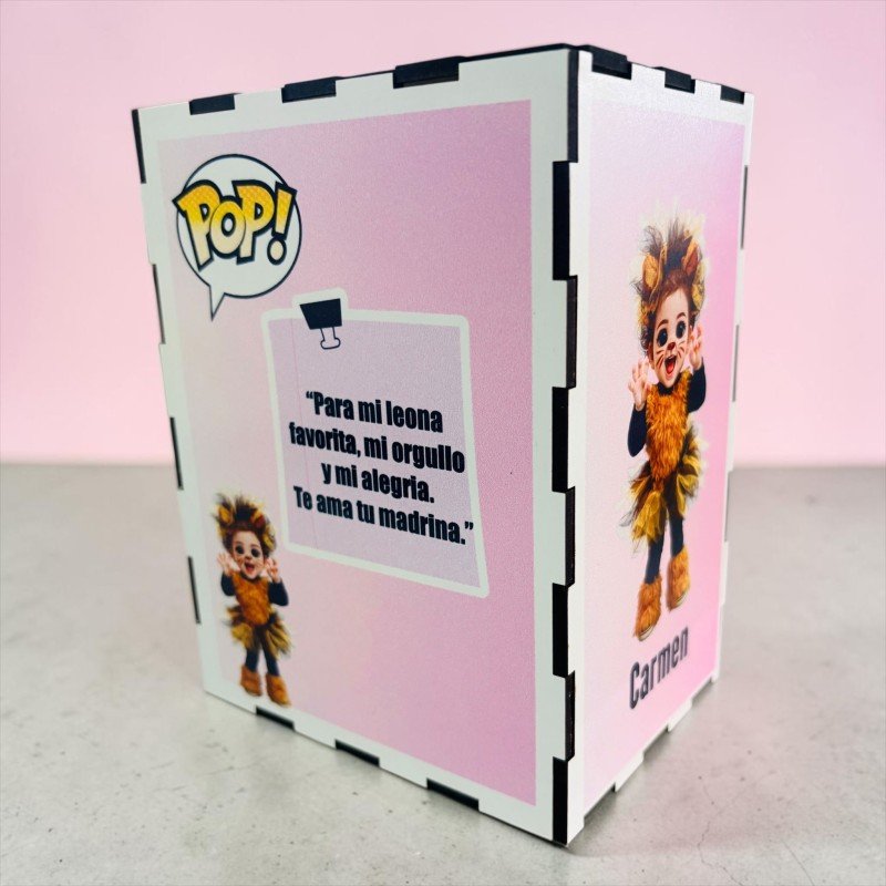 FUNKO DE MADERA PERSONALIZADO CARNAVAL