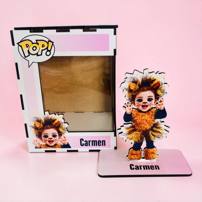 FUNKO DE MADERA PERSONALIZADO CARNAVAL