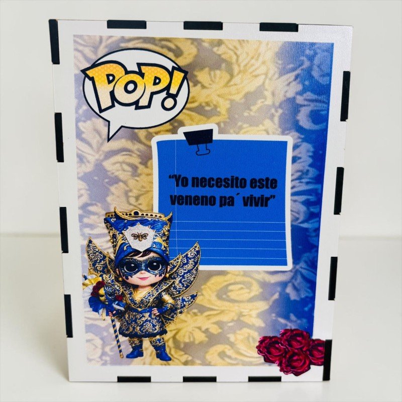 FUNKO DE MADERA PERSONALIZADO CARNAVAL