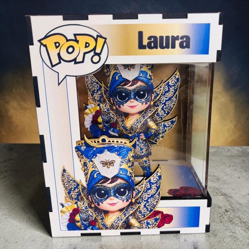 FUNKO DE MADERA PERSONALIZADO CARNAVAL