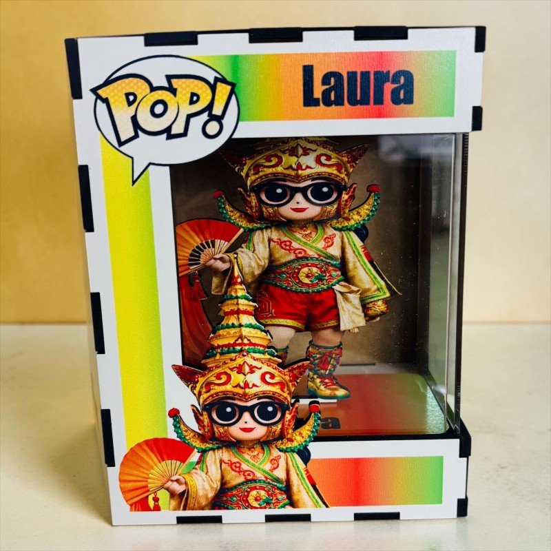 FUNKO DE MADERA PERSONALIZADO CARNAVAL