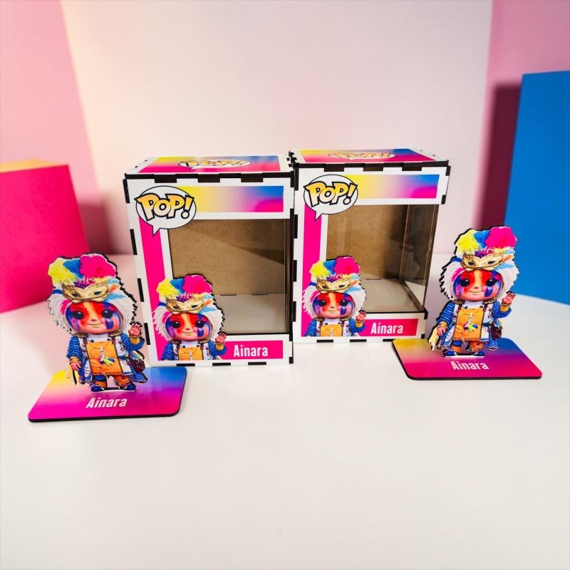 FUNKO DE MADERA PERSONALIZADO CARNAVAL