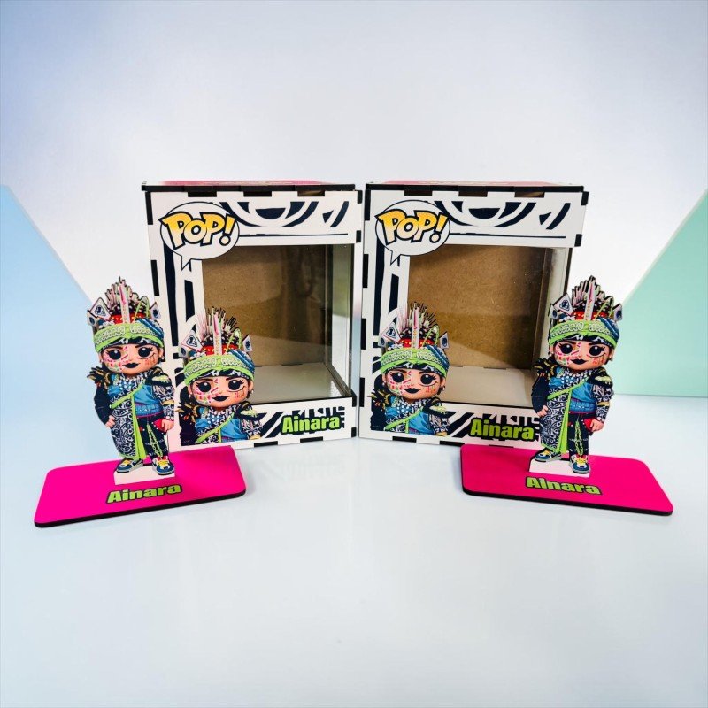 FUNKO DE MADERA PERSONALIZADO CARNAVAL