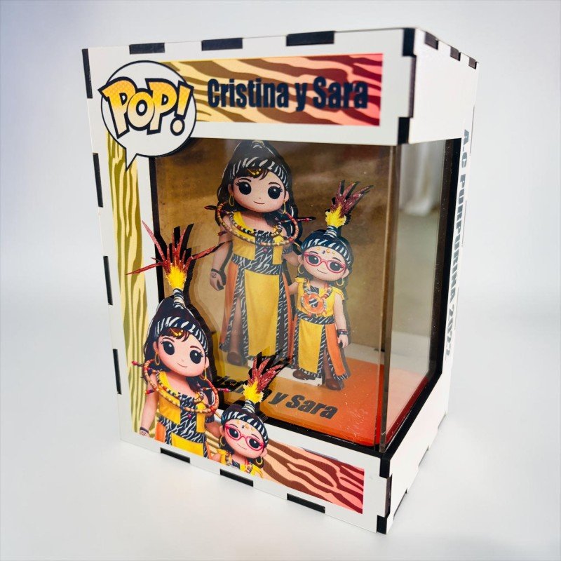 FUNKO DE MADERA PERSONALIZADO CARNAVAL