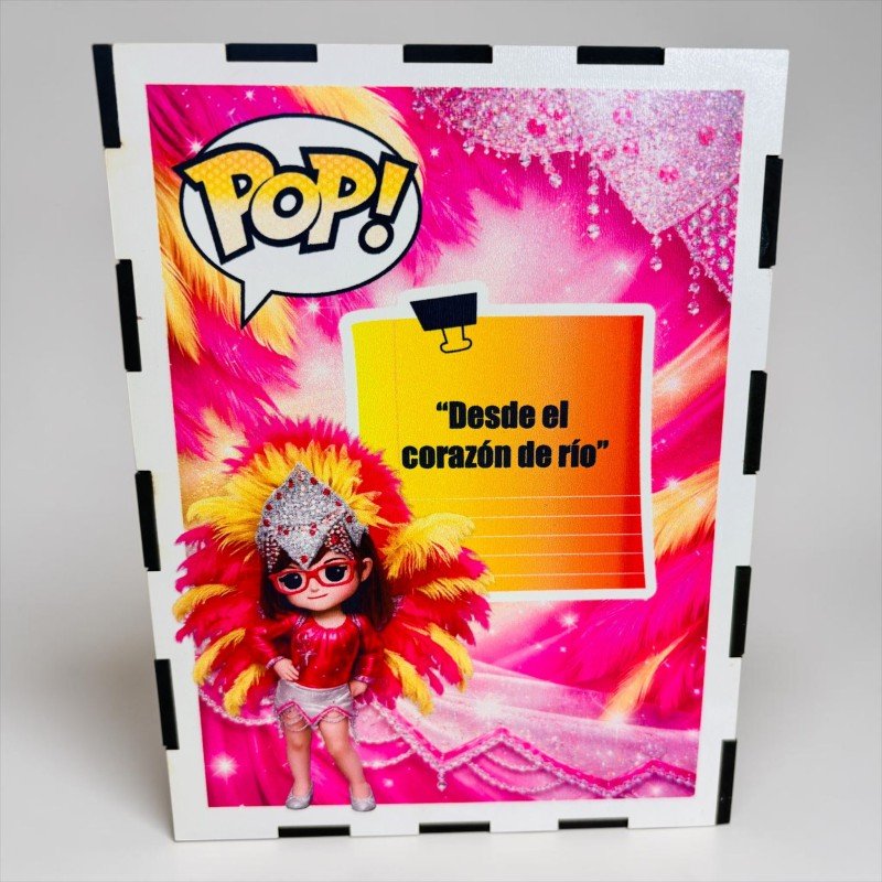 FUNKO DE MADERA PERSONALIZADO CARNAVAL