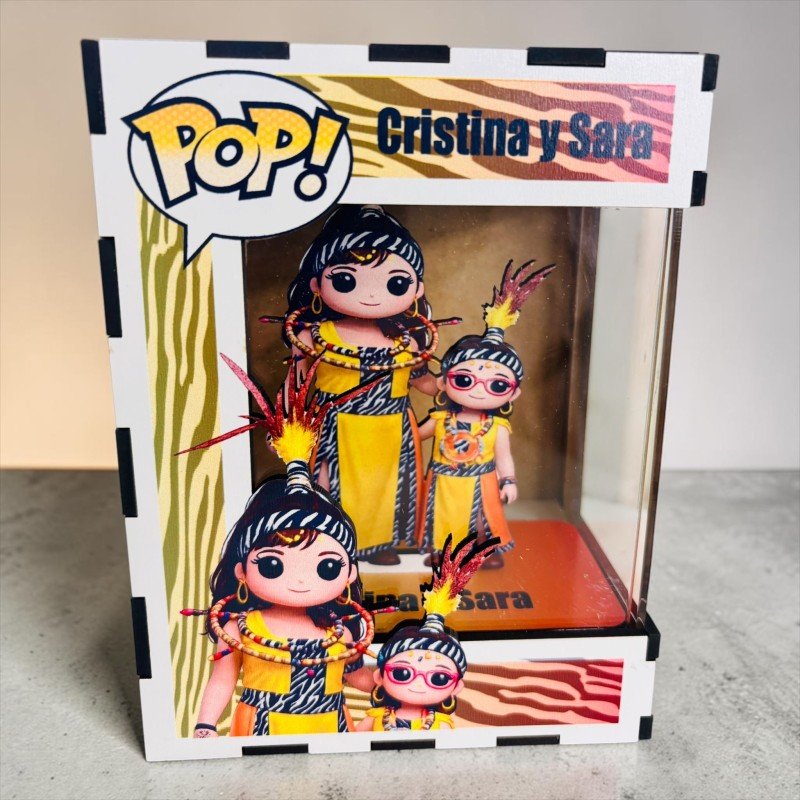 FUNKO DE MADERA PERSONALIZADO CARNAVAL