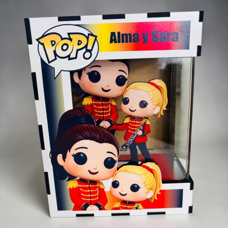 FUNKO DE MADERA PERSONALIZADO CARNAVAL