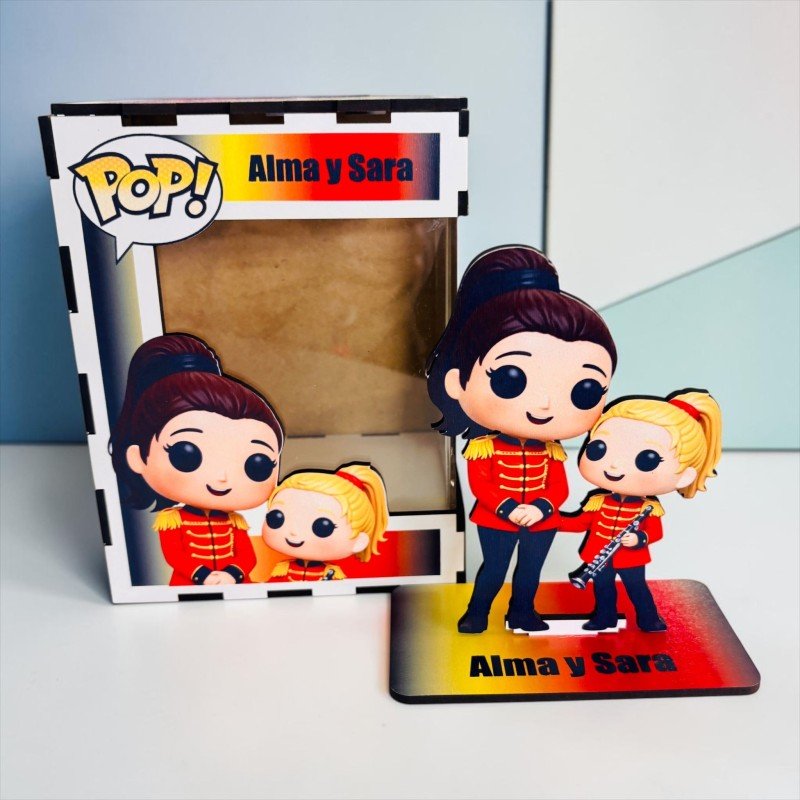 FUNKO DE MADERA PERSONALIZADO CARNAVAL