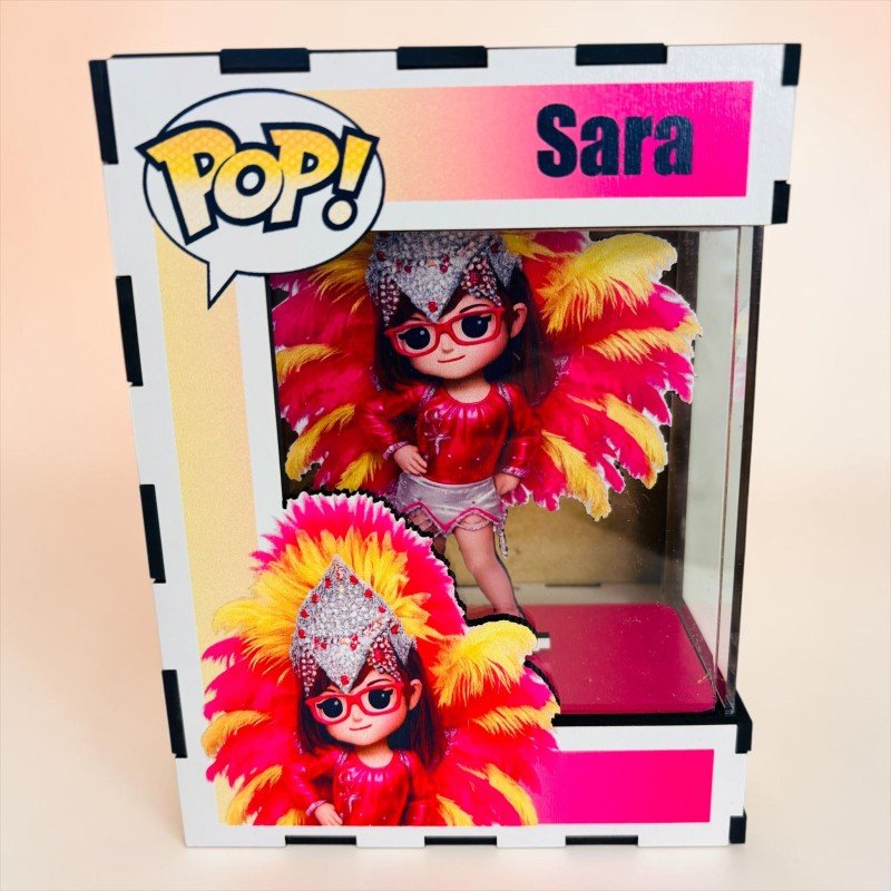 FUNKO DE MADERA PERSONALIZADO CARNAVAL