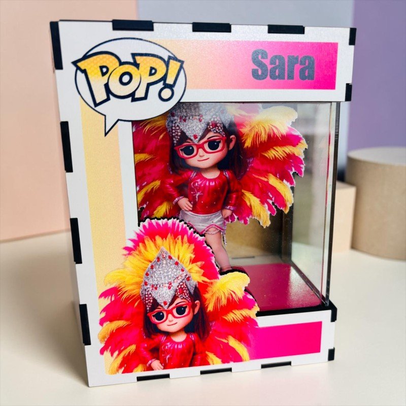 FUNKO DE MADERA PERSONALIZADO CARNAVAL