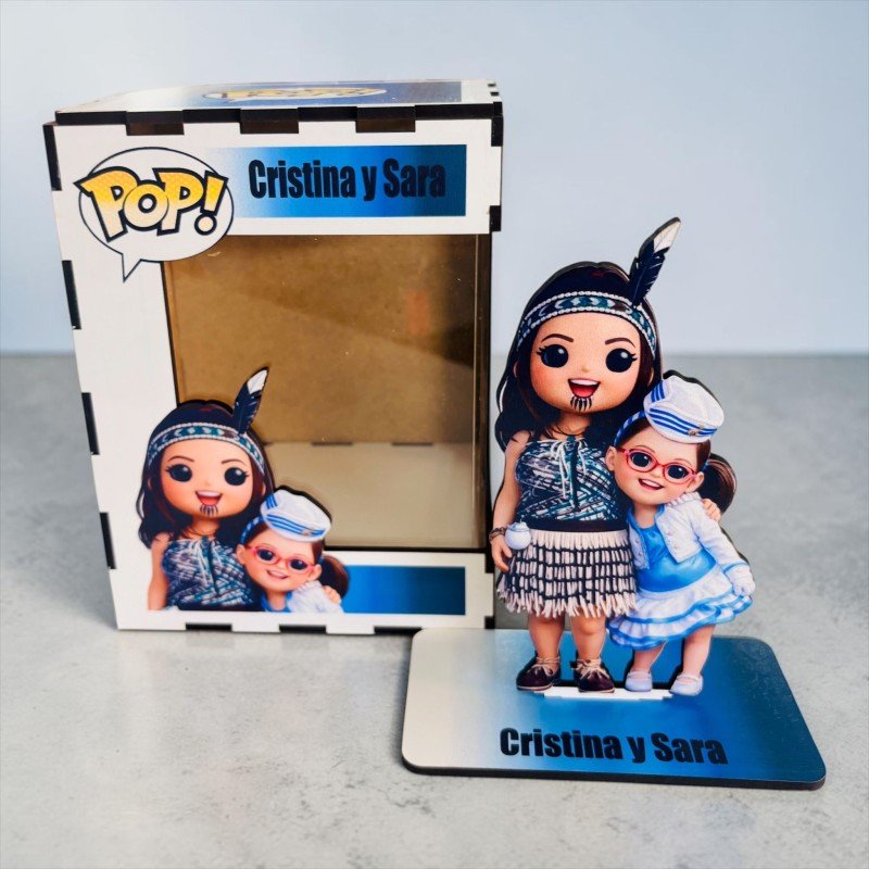 FUNKO DE MADERA PERSONALIZADO CARNAVAL
