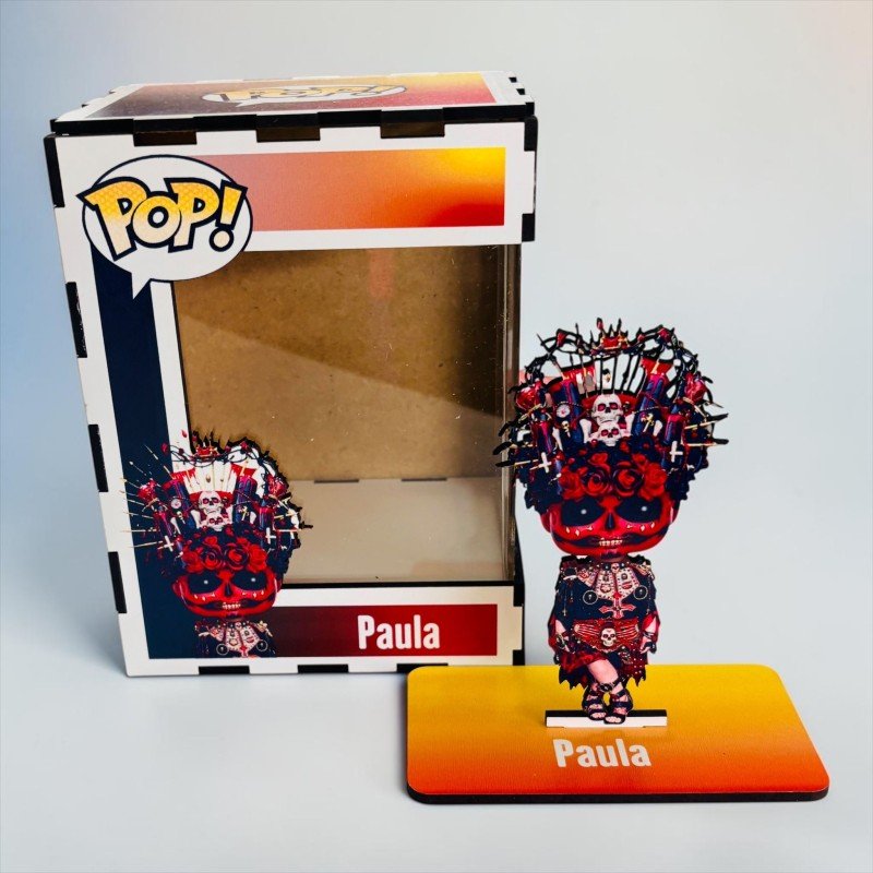 FUNKO DE MADERA PERSONALIZADO CARNAVAL