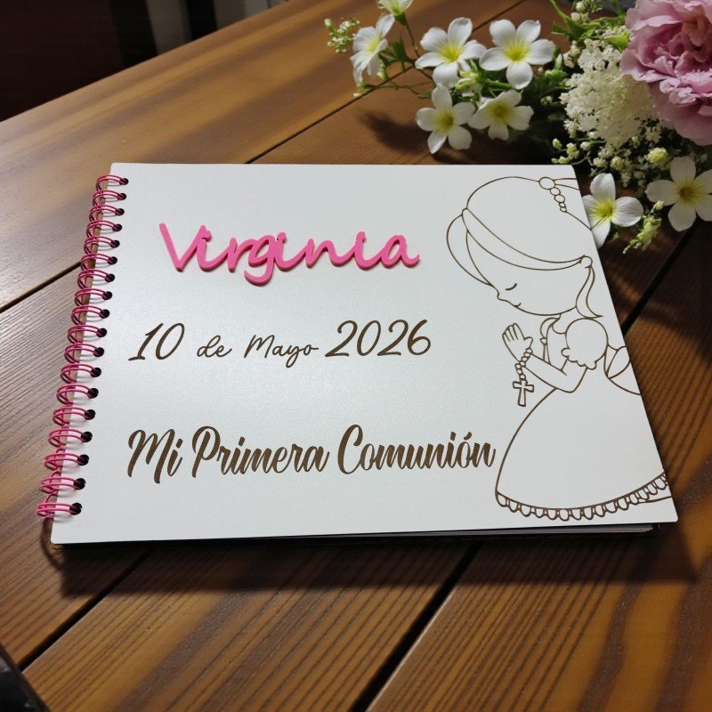 ÁLBUM COMUNIÓN MADERA