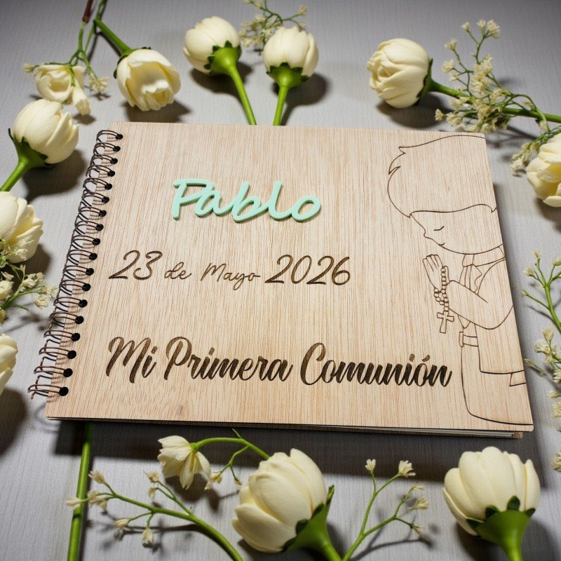 ÁLBUM COMUNIÓN MADERA