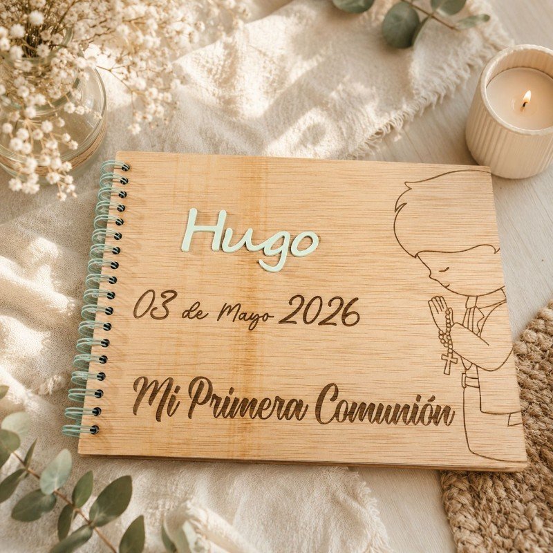 ÁLBUM COMUNIÓN MADERA