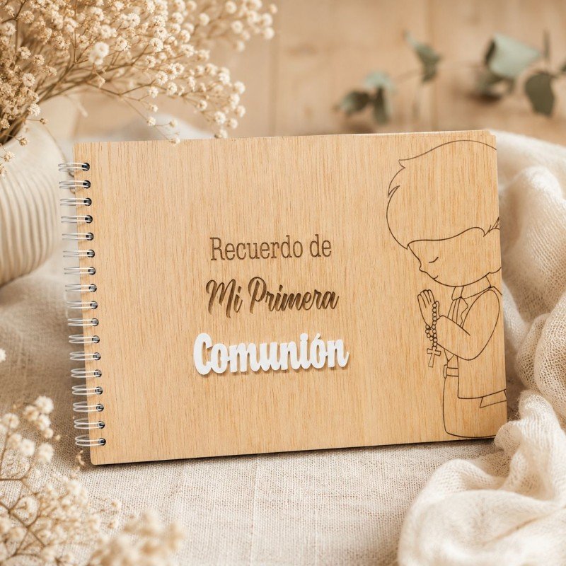 ÁLBUM COMUNIÓN MADERA