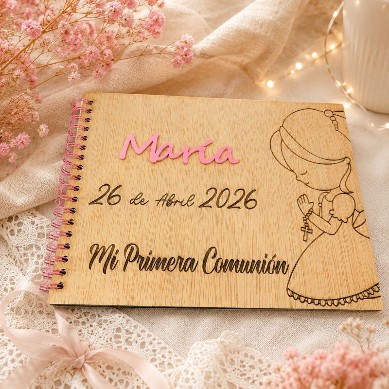 ÁLBUM COMUNIÓN MADERA