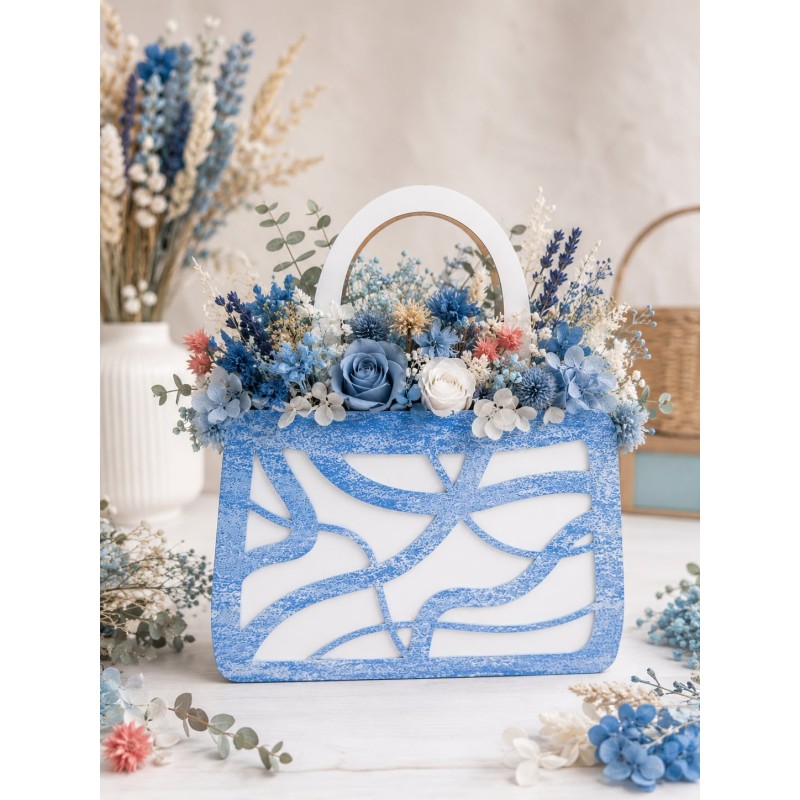 BOLSO MADERA DECORATIVO