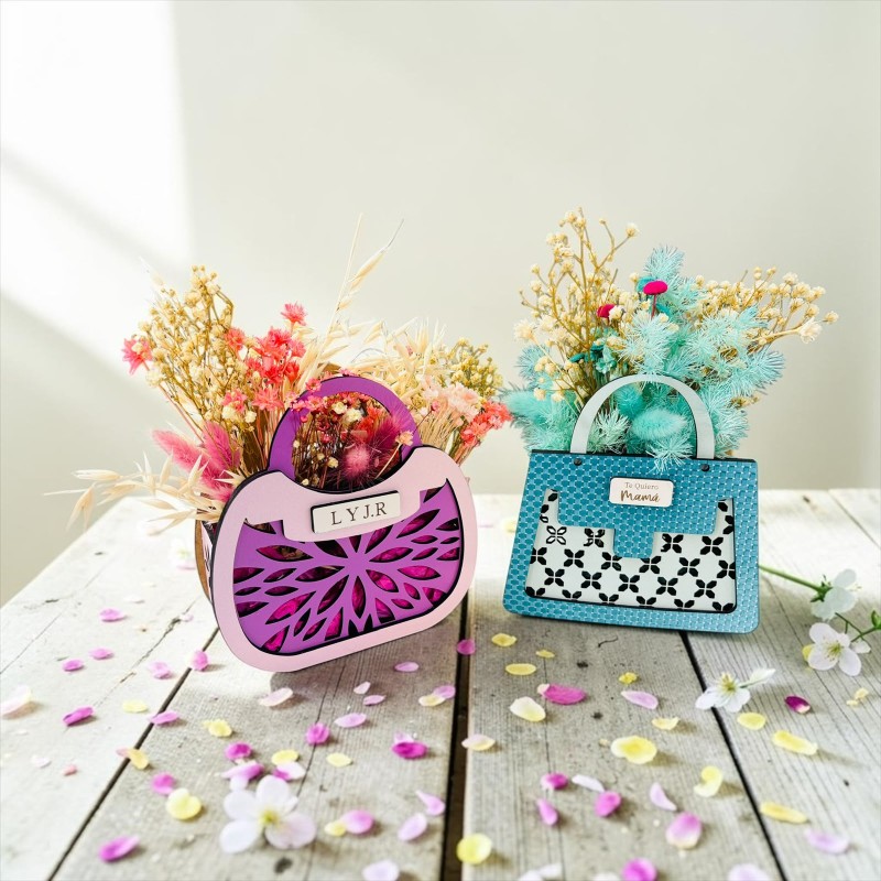 BOLSO MADERA DECORATIVO