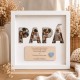 CUADRO NOMBRE CON FOTO PAPÁ O MAMÁ