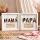 CUADRO NOMBRE CON FOTO PAPÁ O MAMÁ