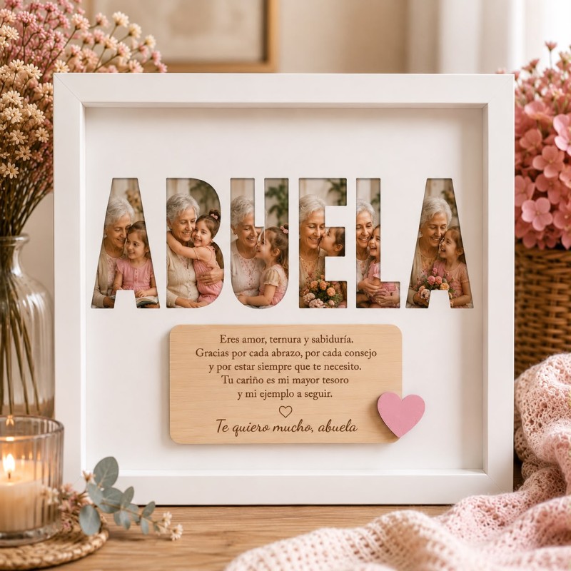 CUADRO NOMBRE CON FOTO ABUELOS