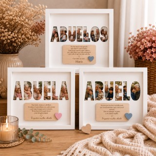 CUADRO NOMBRE CON FOTO ABUELOS