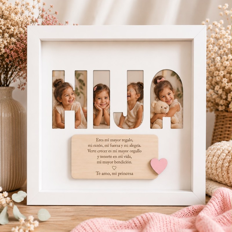 CUADRO NOMBRE CON FOTO HIJO O HIJA
