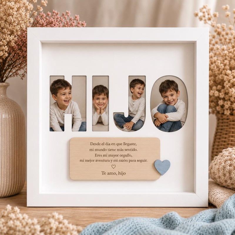 CUADRO NOMBRE CON FOTO HIJO O HIJA