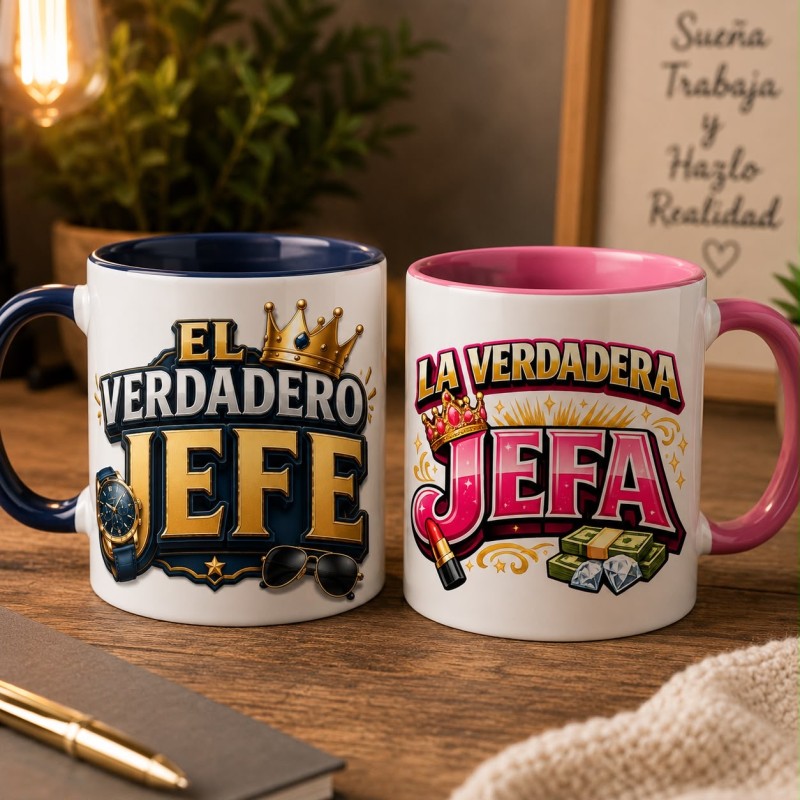 TAZA JEFE O JEFA