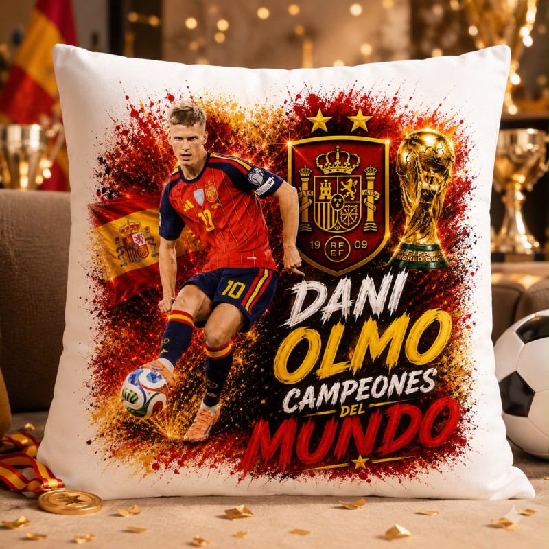 COJÍN JUGADORES ESPAÑA MUNDIAL 2026