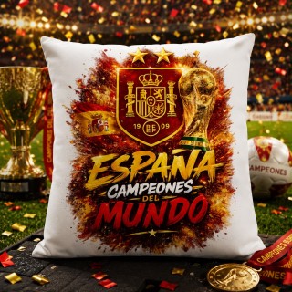 COJÍN CAMPEONES DEL MUNDO