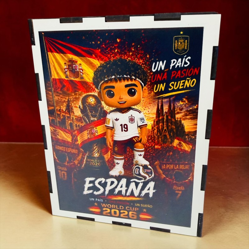 FUNKO DE MADERA EDICIÓN ESPAÑA CAMPEONES DEL MUNDO