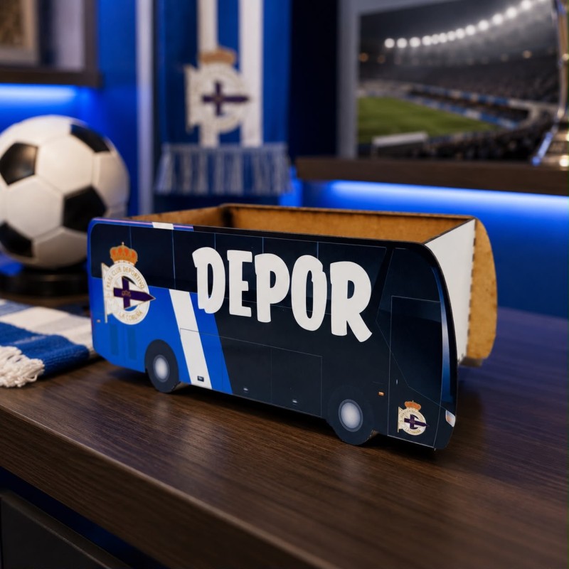 CAJA AUTOBÚS FÚTBOL
