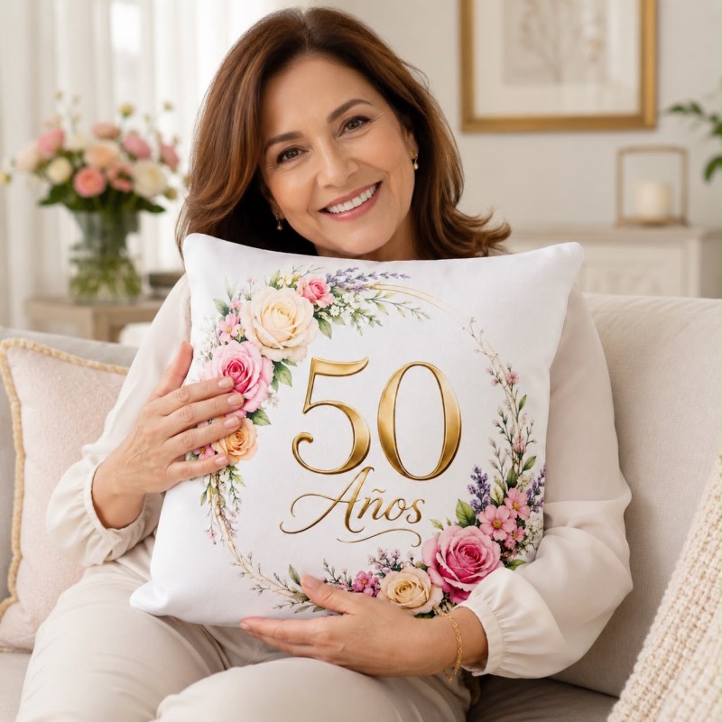 COJÍN 50 AÑOS
