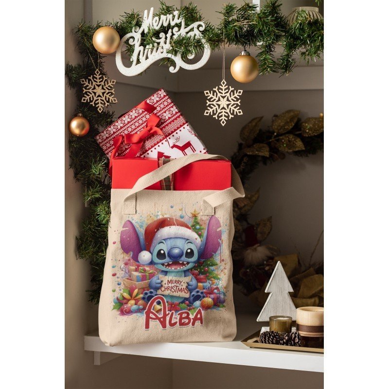TOTE BAG NAVIDEÑA STITCH
