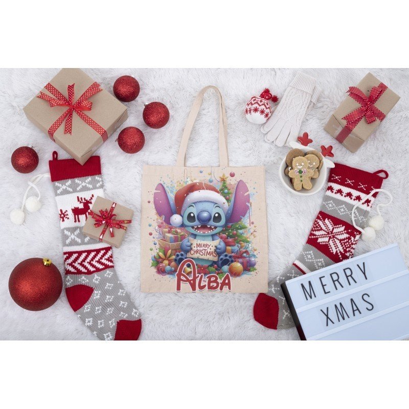 TOTE BAG NAVIDEÑA STITCH