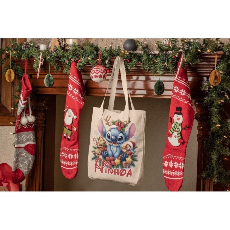 TOTE BAG NAVIDEÑA STITCH