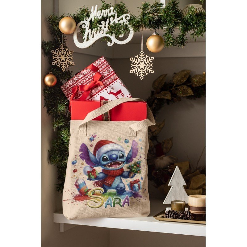 TOTE BAG NAVIDEÑA STITCH