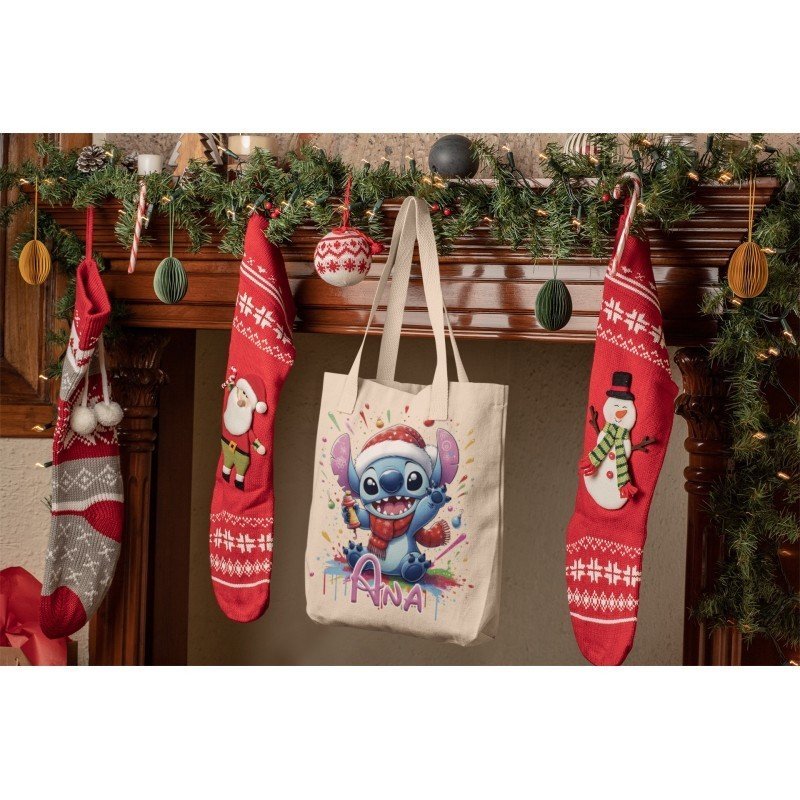 TOTE BAG NAVIDEÑA STITCH